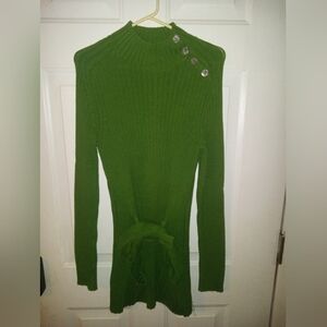 Women's Sparrow Sweater Dress Size Large Green 💚